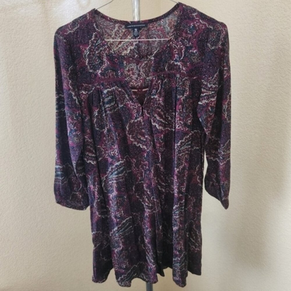 American Eagle Outfitters 3/4 Sleeve Pullover Dress